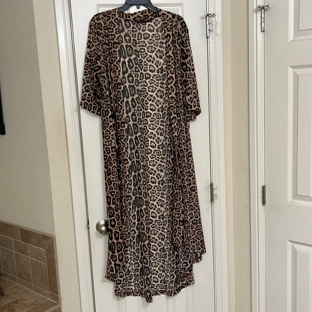 Dixie duster. Crazy Train Leopard duster